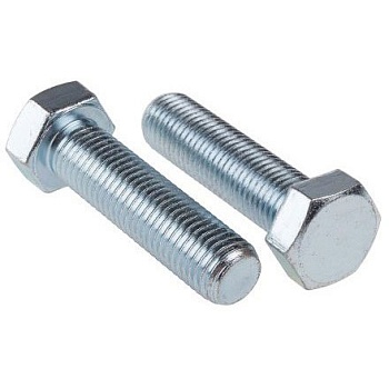 Болт шестигранный М6х65 DIN 933 класс прочности 5.8 оцинкованная сталь